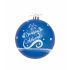 Glob de Crăciun Frozen Memories 6 Unități Albastru Alb Plastic (Ø 8 cm)