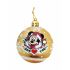 Glob de Crăciun Minnie Mouse Lucky Auriu* 10 Unități Plastic (Ø 6 cm)
