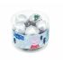 Glob de Crăciun Peppa Pig Cosy corner Argintiu 10 Unități Plastic (Ø 6 cm)