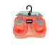 Ham pentru câini Gloria Air Mesh Trek Star Reglabil Portocaliu Mărimea XXXS (18-20 cm)