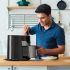 Friteuză fără Ulei Black & Decker BXAF6500E Negru Argintiu 1600 W 6,5 L