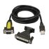 Adaptor USB la RS232 NANOCABLE 10.03.2002 1,8 m Negru