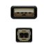 Cablu USB 2.0 A la USB B NANOCABLE 10.01.120 Negru