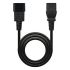 Cablu de Alimentare NANOCABLE 10.22.0202 1,5 m 1500W Negru