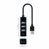 Hub USB NANOCABLE 10.16.4404 Negru