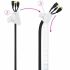 Organizator de Cable NANOCABLE 10.36.0002-W Alb