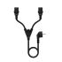 Cablu de Alimentare NANOCABLE 2xC13/H Negru 1,8 m
