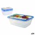 Set de Cutii pentru Prânz Privilege 49787 Dreptunghiular 750 ml 18 x 12 x 6 cm (24 Unități) (9 pcs)