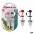 Dop pentru turnat Quttin 8433774651444 16 x 9 x 2 cm (2 Piese) (24 Unități) (2 pcs)