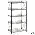 Raft Confortime Metal Negru 52 x 34 x 110 cm (2 Unități)