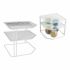 Rafturi Confortime Alb Metal 23 x 23 x 20 cm Organizator (8 Unități)