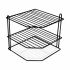 Suport pentru vase Confortime Dulap de colt Negru 22 x 22 x 25 cm (8 Unități)