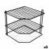 Suport pentru vase Confortime Dulap de colt Negru 22 x 22 x 25 cm (8 Unități)