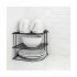 Suport pentru vase Confortime Dulap de colt Negru 22 x 22 x 25 cm (8 Unități)