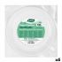 Set de farfurii reutilizabile Algon Rotund Alb Plastic 20,5 x 3 cm (6 Unități)