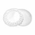 Food Tray Set Algon Rotundă Alb 2 Piese 25 x 25 x 2 cm (48 Unități)