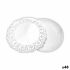 Food Tray Set Algon Rotundă Alb 2 Piese 25 x 25 x 2 cm (48 Unități)