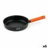 Tigaie Quttin Gastro Negru Portocaliu 42 x 27,5 x 5,4 cm (6 Unități)