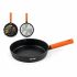 Tigaie Quttin Gastro Negru Portocaliu 48,5 x 31,2 x 6 cm (6 Unități)