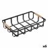 Coș Multifuncțional Confortime Negru 36 x 24,3 x 8 cm (6 Unități)