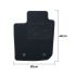 Set de covoraș pentru podea auto OCC Motorsport OCCDC0015 Dacia Sandero Stepway 5 Piese