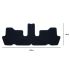Set de covoraș pentru podea auto OCC Motorsport OCCCT0019RD Roșu 5 Piese