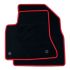Set de covoraș pentru podea auto OCC Motorsport OCCCT0019RD Roșu 5 Piese