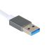 Hub USB iggual IGG319260 Negru Gri