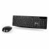 Tastatură și Mouse Fără Fir NGS NGSWIRELESSSETALLUREKIT Negru Qwerty Spaniolă