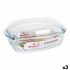 Caserolă Cu Capac Quttin 63096 Sticlă 32,8 x 19,7 x 13 cm (3L + 1,5L)
