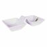 Castron La Mediterránea Yummy Alb 24,3 x 12,5 x 6 cm (12 Unități) (24,3 x 12,5 x 6 cm)