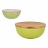 Castron Percutti Legno percutti Verde Bambus Cu Capac (4 Unități)