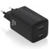 Încărcător de Perete Aisens ASCH-65W2P040-BK Negru Multicolor 65 W (1 Unități)