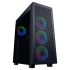 Unitate Semi-tower ATX Hiditec H1 AIR Negru Multicolor