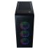 Unitate Semi-tower ATX Hiditec H1 AIR Negru Multicolor