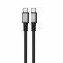 Cablu USB-C la USB-C DCU 240W/40G Negru