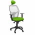 Scaun de birou cu pat Jorquera P&C BALI22C Verde Fistic