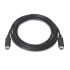 Cablu USB-C Aisens A107-0058 Negru 3 m
