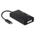 Adaptor USB-C la VGA/HDMI/DVI Aisens A109-0343 HDMI USB VGA USB 3.2 Negru 15 cm