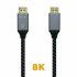 Cablu DisplayPort Aisens A149-0435 Negru Negru/Gri 1 m