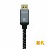 Cablu DisplayPort Aisens A149-0435 Negru Negru/Gri 1 m
