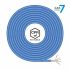 Cablu de Rețea Rigid FTP Categoria 7 Aisens AWG23 Albastru 500 m