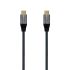 Cablu USB C Aisens A107-0672 1,5 m Gri