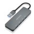 Hub USB Aisens A106-0696 Gri (1 Unități)
