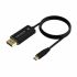 Adaptor USB-C la DisplayPort Aisens A109-0686 Negru 80 cm
