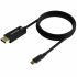 Adaptor USB-C la DisplayPort Aisens A109-0688 Negru 80 cm