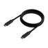 Cablu USB-C Aisens E-MARK 4 m Negru