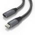 Cablu USB-C Aisens A107-0760 Gri Multicolor 50 cm (1 Unități)