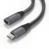 Cablu USB-C Aisens A107-0760 Gri Multicolor 50 cm (1 Unități)