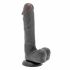 Dildo S Pleasures Don Jon Negru Silicon (20 cm)
